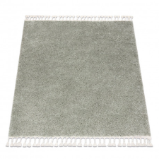 Szőnyeg BERBER 9000 square zöld Rojt shaggy 160x160 cm lakástextília