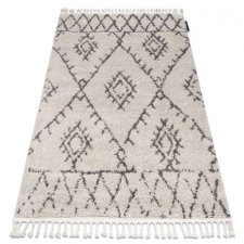  Szőnyeg BERBER FEZ G0535 bézs / barna Rojt shaggy bozontos 160x220 cm lakástextília