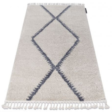 Szőnyeg Berber meknes B5910 krém / szürke Rojt shaggy bozontos 120x170 cm lakástextília