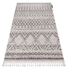 Szőnyeg BERBER RABAT G0526 bézs / barna Rojt shaggy bozontos 200x290 cm lakástextília