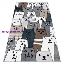 Szőnyeg FUN Gatti gyerekeknek, macskák, állatok színes 240x330 cm lakástextília