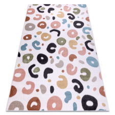 Szőnyeg FUN Spots gyerekeknek, helyek krém 180x270 cm lakástextília