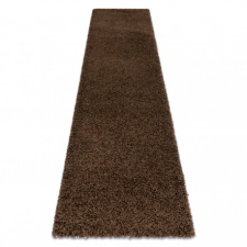  Szőnyeg, Futó szőnyegek SOFFI shaggy 5cm barna - a konyhához és a folyosóra 60x200 cm lakástextília