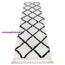  Szőnyeg, futószőnyeg BERBER CROSS fehér -80x200 cm lakástextília