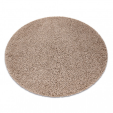  Szőnyeg SOFFI kör shaggy 5cm bézs kerék 120 cm lakástextília
