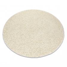 Szőnyeg SOFFI kör shaggy 5cm krém kerék 80 cm lakástextília