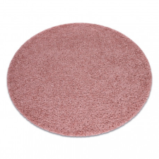 Szőnyeg SOFFI kör shaggy 5cm rózsaszín kerék 80 cm lakástextília