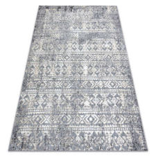  Szőnyeg SOLE D3732 Aztec gyémánt lapos szövött szürke / bézs 200x290 cm lakástextília