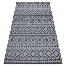  Szőnyeg SOLE D3852 Boho gyémánt lapos szövött szürke 180x270 cm lakástextília