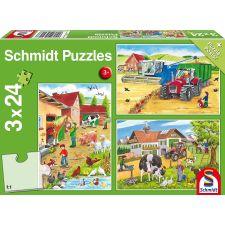  szórakoztató SCHMIDT Farmon puzzle készlet puzzle, kirakós