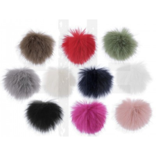  Szörme bojt - 8 cm dekorációs kellék