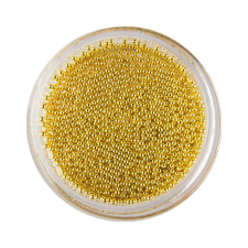 Szórógyöngy / Kaviár - arany - 0,8 mm (fém) körömdíszítő