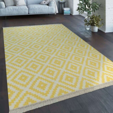  Szőttesek trend szőnyeg marokkói fehér sárga, modell 20549, 120x170cm lakástextília