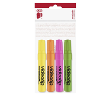  Szövegkiemelő 1-4mm, Videotip Ico, 4 klf.szín filctoll, marker