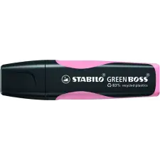  Szövegkiemelő, 2-5 mm, STABILO "Green Boss Pastel", pink filctoll, marker