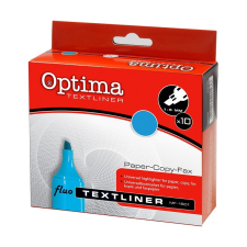  Szövegkiemelő OPTIMA kék filctoll, marker