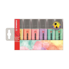  Szövegkiemelő STABILO Boss pasztell 6db-os készlet filctoll, marker