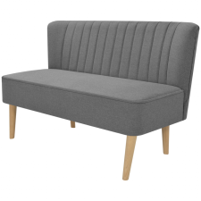  szövetkanapé 117 x 55,5 77 cm világosszürke bútor