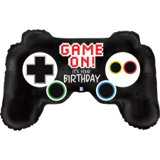 Születésnap Happy Birthday Controller fólia lufi 81 cm party kellék