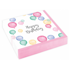 Születésnap Happy Birthday szalvéta 20 db-os, 25*25 cm party kellék