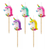 Születésnap Unicorn Multicolour, Unikornis tortagyertya szett 6 db-os