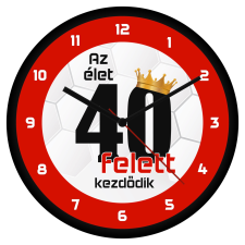 Születésnapi falióra - 40 felett falióra