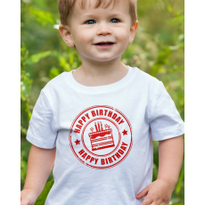  Születésnapi gyerek póló - Happy Birthday