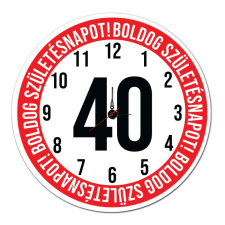 Szülinapi Falióra - Boldog Születésnapot 40 OST012 falióra