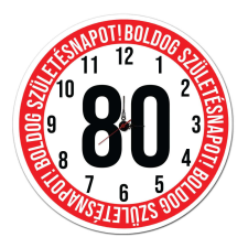  Szülinapi Falióra - Boldog Születésnapot 80 OST016 falióra