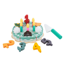  Szülinapi torta (türkiz) fajáték