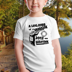  Szülinapos vadász gyerek póló - A legjobb vadász