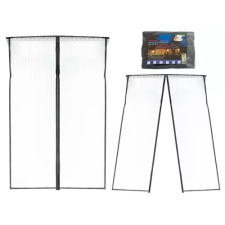  Szúnyogháló függöny ajtóra mágneses 85 x 210 cm -fekete szúnyogháló