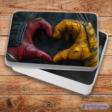 Szupicuccok Deadpool and Wolverine in love fém szendvicsdoboz (tároló doboz) ajándéktárgy