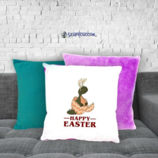 Szupicuccok Happy Easter plüss párnahuzat (több színben) lakástextília