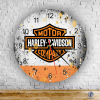 Szupicuccok Harley Davidson üveg falióra