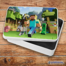 Szupicuccok Minecraft - Steve fém szendvicsdoboz (tároló doboz) uzsonnás doboz