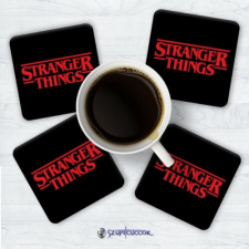 Szupicuccok Stranger Things logó poháralátét szett (4db) ajándéktárgy