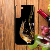 Szupitokok Borok - White vine in black - Samsung tok