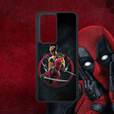 Szupitokok Deadpool és Rozsomák kerek logó - Huawei tok tok és táska