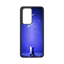 Szupitokok Sailor Moon - Luna and Artemis at night - Huawei tok tok és táska