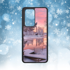 Szupitokok Tél - Havas tópart - Huawei tok tok és táska