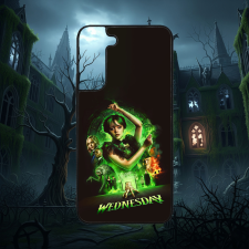 Szupitokok Wednesday - Zöld Wednesday poszter - Samsung tok tok és táska