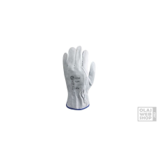  Szürke bivalybőr-hasítékbőr munkavédelmi kesztyű XXL(11) méret 1 pár védőkesztyű