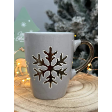 Szürke hópelyhes bögre 330ml bögrék, csészék