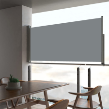  Szürke kihúzható oldalsó terasz napellenző 60 x 300 cm kerti bútor