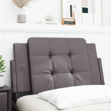  szürke műbőr fejtámla párna 90 cm lakástextília