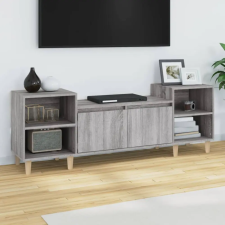  szürke sonoma színű szerelt fa TV-szekrény 160x35x55 cm bútor