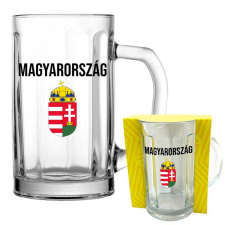  Szurkolói söröskorsó, Magyarország, magyar címer ajándéktárgy