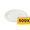 T-depo Cukornád tányér fehér 22cm (Karton - 500 db)