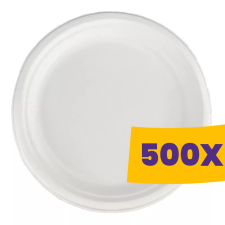 T-depo Cukornád tányér fehér 26cm (Karton - 500 db) papírárú, csomagoló és tárolóeszköz
